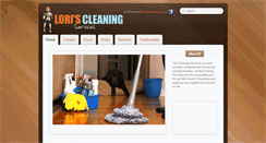Desktop Screenshot of loriscleaning.com